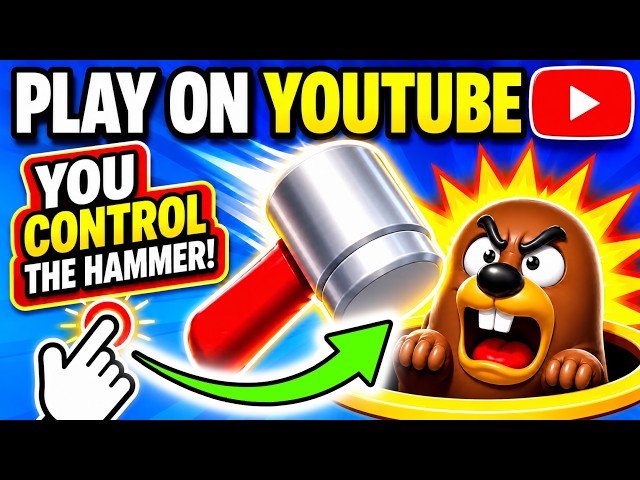 This Video IS a PLAYABLE Whack-A-Mole Game