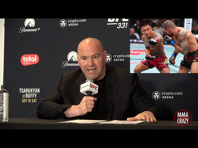 Dana White immediate Reaction to Joshua Van BEATING Alexandre Pantoja at UFC 331