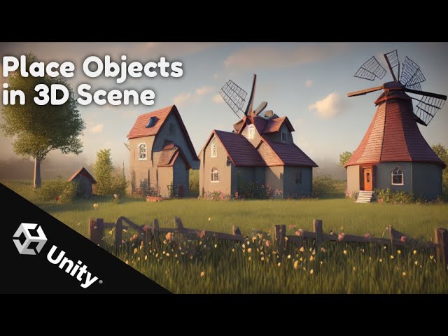 Place Objects in 3D Scene| GMGStudio