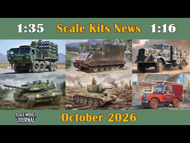 Scale Models News / Armor and Vehicles 1:35, 1:16 - October 2026