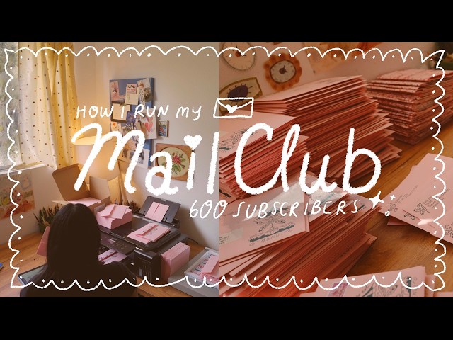 Snail Mail Club Studio Vlog 💌 Q&A + Tips for Starting Your Own!