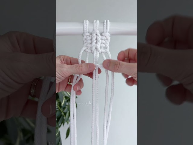 Unique Macramé Knot Pattern💕 #macrame #macrametutorial #macrameinspiration #macramepattern