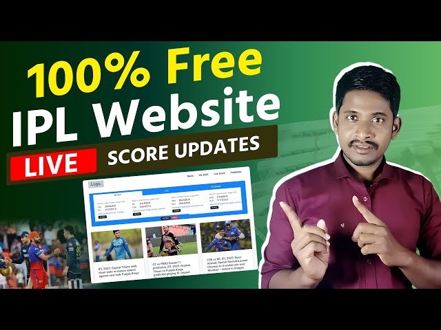Free IPL Live Score Website Setup | IPL Se Paise Kaise Kamaye | IPL Website Kaise Banaye | IPL Live