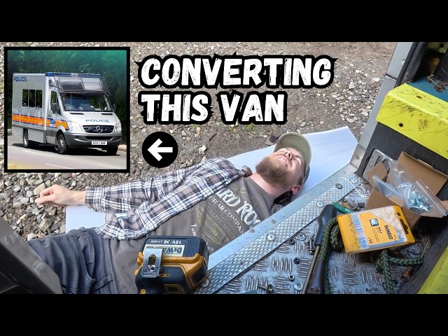 VAN CONVERSION: Riot Van into a Camper | Insulation, Repairs & Building the Frame