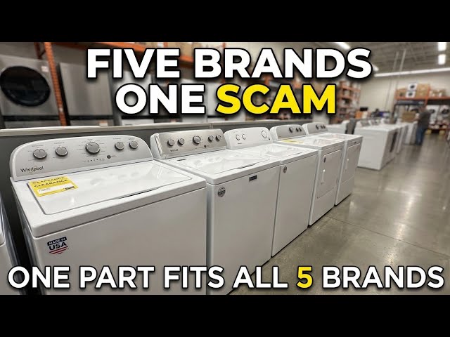 One Company Secretly Makes Half the Washer Brands You Trust (The Brand Name Lie)