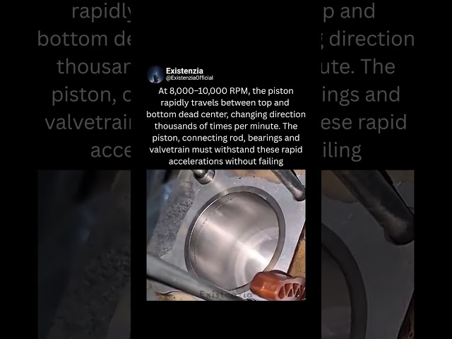 How a Piston Moves Inside an Engine at High RPM
