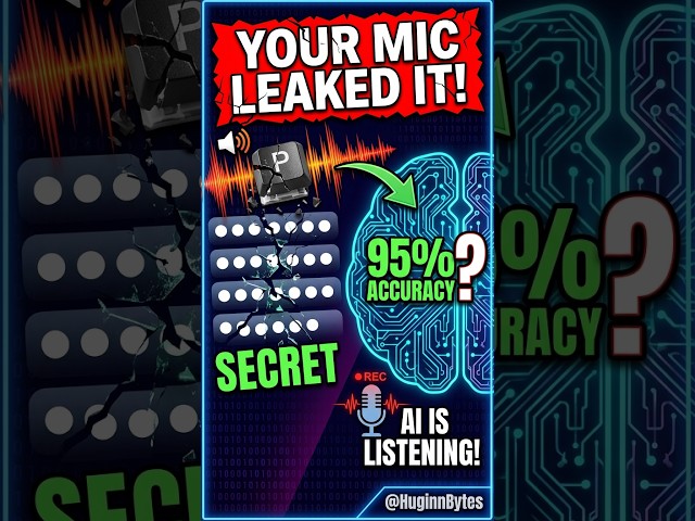AI Steals Your Password Through The Mic 🎙️⌨️ #TechSecrets #Shorts #techhistory #ai