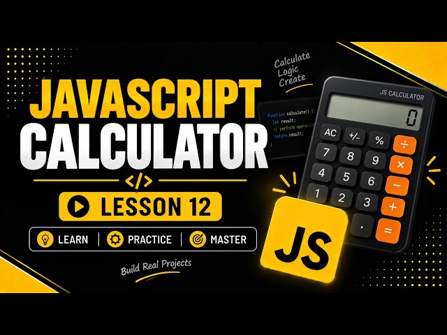 JavaScript Calculator Tutorial for Beginners | Build a Calculator
