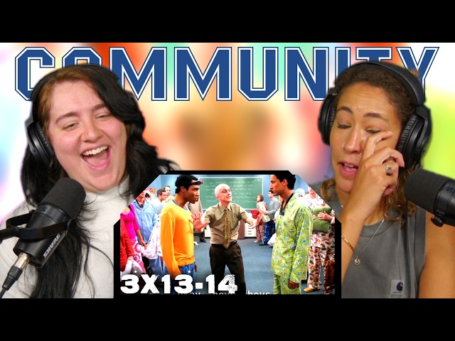 Community Reaction 3x13-14 "Exploration of Int. Design" & "Pillows & Blankets" | First Time Watching