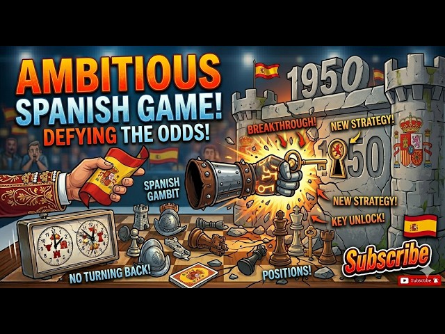Ambitious Spannish game - Blitz to 2000!