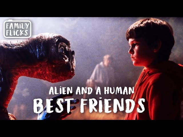 E.T. and Elliot Being Best Friends | E.T. the Extra-Terrestrial (1982) | Family Flicks
