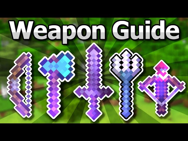 The Ultimate Minecraft 1.21 Weapons Guide - Sword, Bow, Axe, Trident & Crossbow Compared