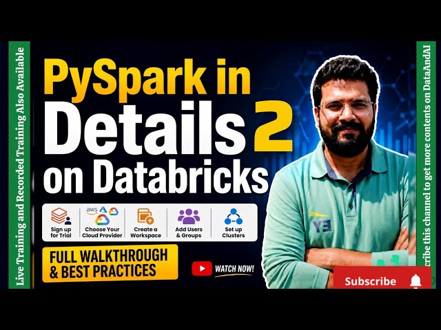 Databricks Tutorial for Beginners | PySpark in Details 2 | Part 6  #dataengineering #databricks 