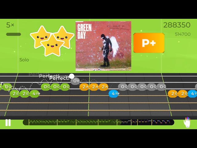 Boulevard of Broken Dreams - Green Day - Level 4 Main Melody - Yousician