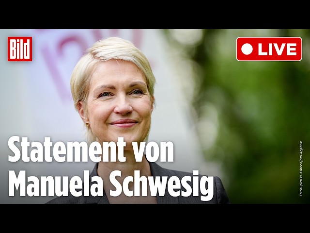 🔴 BAS-RÜCKTRITT: Statement von Manuela Schwesig | LIVE
