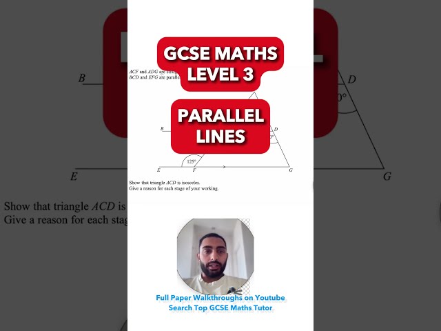 GCSE Maths Challenge: Find Angles in PARALLEL LINES FAST! 🚀