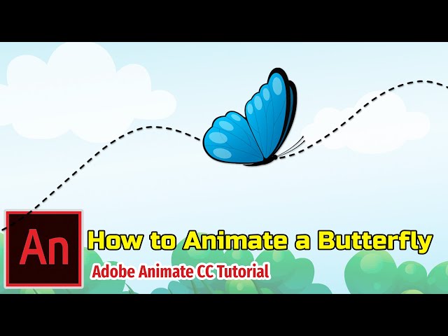 Adobe Animate CC Tutorial, Butterfly Animation tutorial