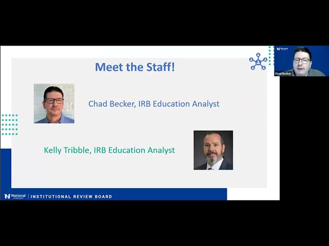 NU IRB Webinar about the Application (Cayuse)