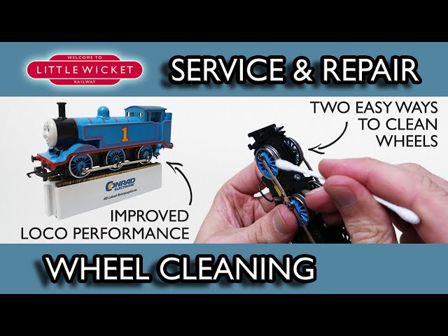 How to Clean Locomotive Wheels