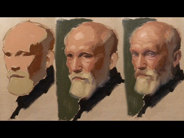 How I paint a portrait in 3 simple steps