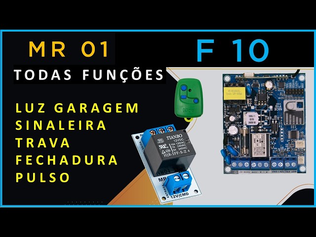 F10 Nice Ligar o MODULO MR 01 da Nice Peccinin Completo, Todas as Funções