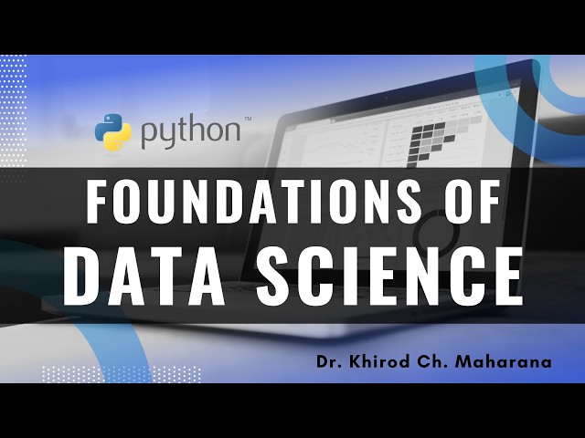 Foundations of Data Science with Python #datascience #python