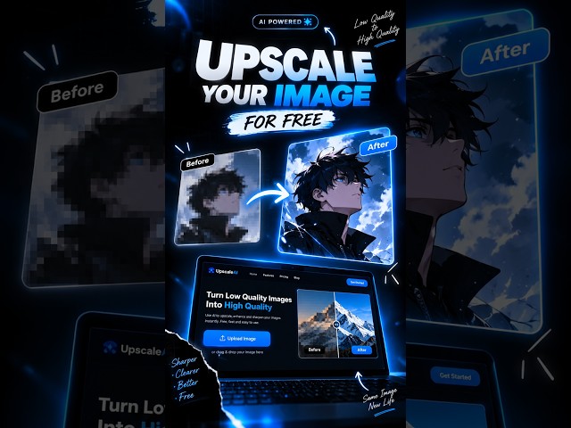 I Turned a Low-Quality Image Into HD With My Website