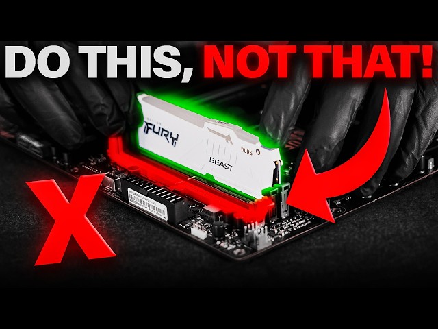 How to Install and Reseat RAM in Your PC