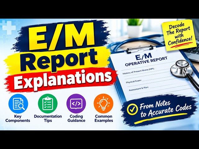 E/M Report ExplanationsMedical Coding Training