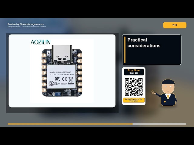 Need a compact wireless controller? Checking out the AOZILIN nRF52840 module