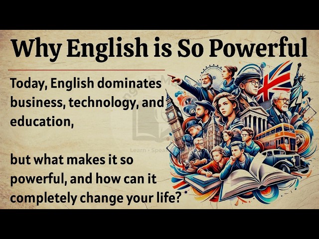Why English is the Most Powerful Language in the World || Graded Reader || How English Became #1 ✅