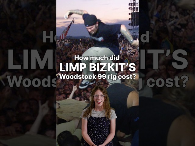 Limp Bizkit x Disney(?!) at Woodstock '99—how much did that rig cost? #limpbizkit #musichistory