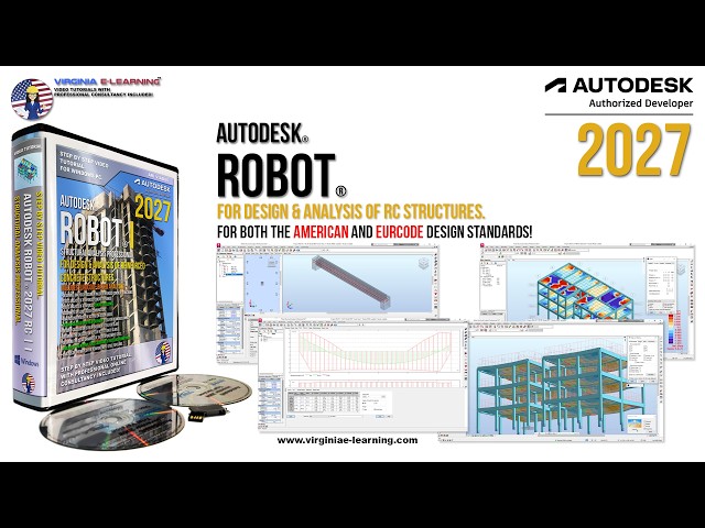 Robot Structural Analysis 2027 Tutorial | RC (Level 1)