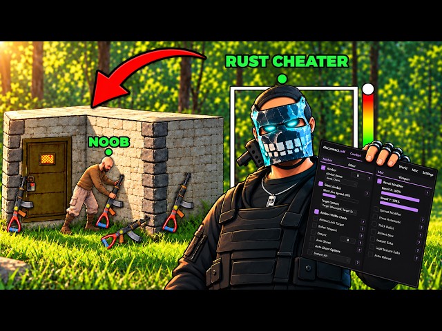 I Gave Away a LOADED Base with the BEST Rust CHEATS..