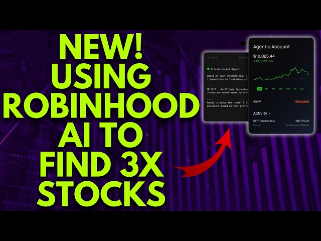 USING ROBINHOOD AI AGENTS TO FIND 3X STOCKS | ROBINHOOD AGENTIC TRADING