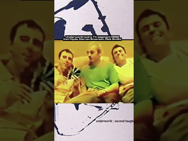 Underworld on an Electronic Music TV outro segment ( 1998 )