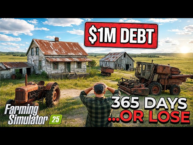 I Have 365 Days to Pay Off $1,000,000 Loan or I Lose Everything! | Farming Simulator 25