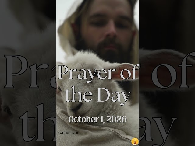 Prayer of the Day | October 1, 2026 #prayer #dailyprayer #jesuslovesyou