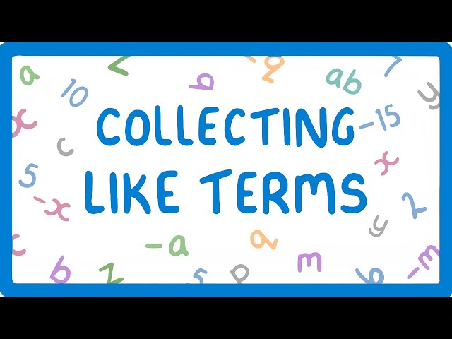GCSE Maths - How to Simplify Expressions by Collecting Like Terms (2026/27 exams)