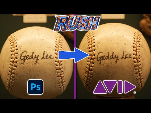 Keep your eyes on Geddy Lee's signature baseball. I changed this moving video myself. Not AI. #rush 