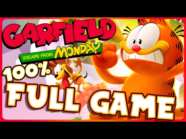 Garfield: Escape from Monday FULL GAME 100% Longplay (PS5)