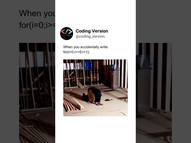 Only Programmers🧑‍💻 can understand 😜| #loop #shorts  #funny #funnyshorts #funnymemes #fun #coding |