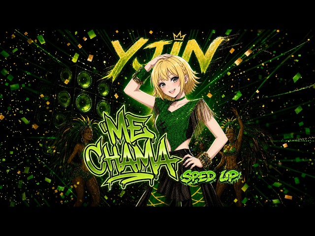 YJIN 'Me Chama (Sped Up)' Official Audio Visualizer