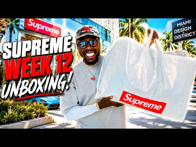 SUPREME WEEK 12 SALEM COLLAB HAUL UNBOXING