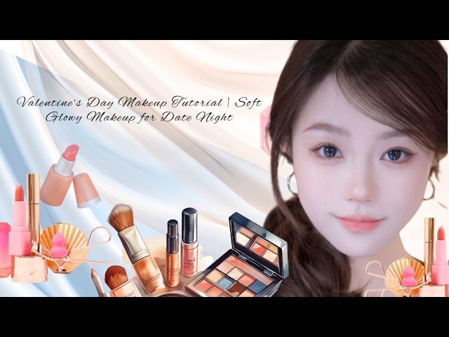 Valentine’s Day Makeup Tutorial | Soft White Moonlight Makeup for Date Night