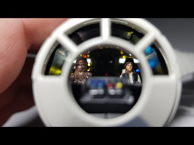 The cockpit - Building Bandai's Perfect Grade 1/72 Millennium Falcon Part 2