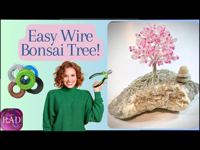 How to Make Beaded Wire Bonsai Trees, Super Easy!