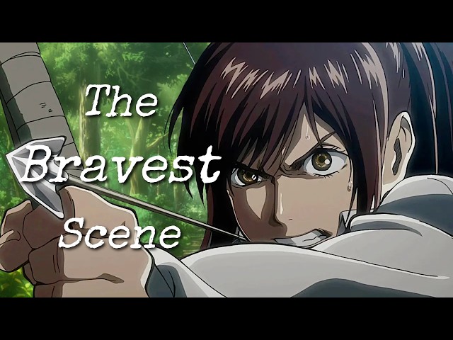 The Bravest Scene in Attack on Titan