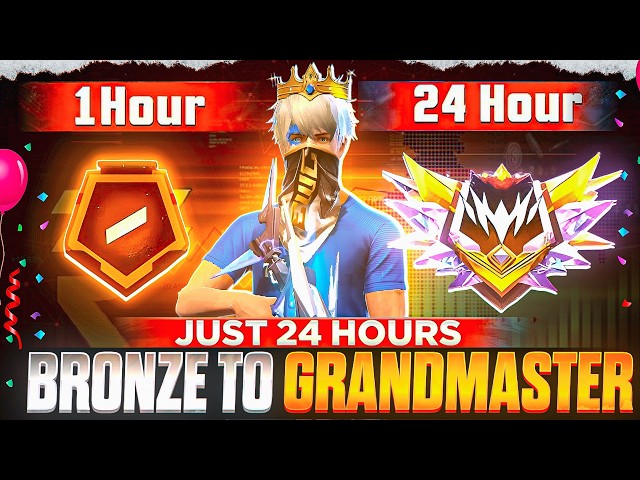 Pushing Cs Rank Bronze To Grandmaster In 24 Hrs. 🥶 With Remdom Players /Season 37 #gwdev