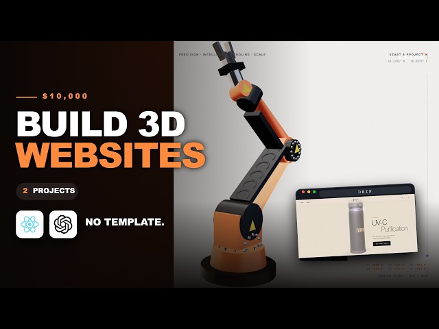 How I Built $10,000 Worth of 3D Websites in 25 Minutes